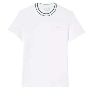 Lacoste Stretch Pique Stripe Collar T-Shirt